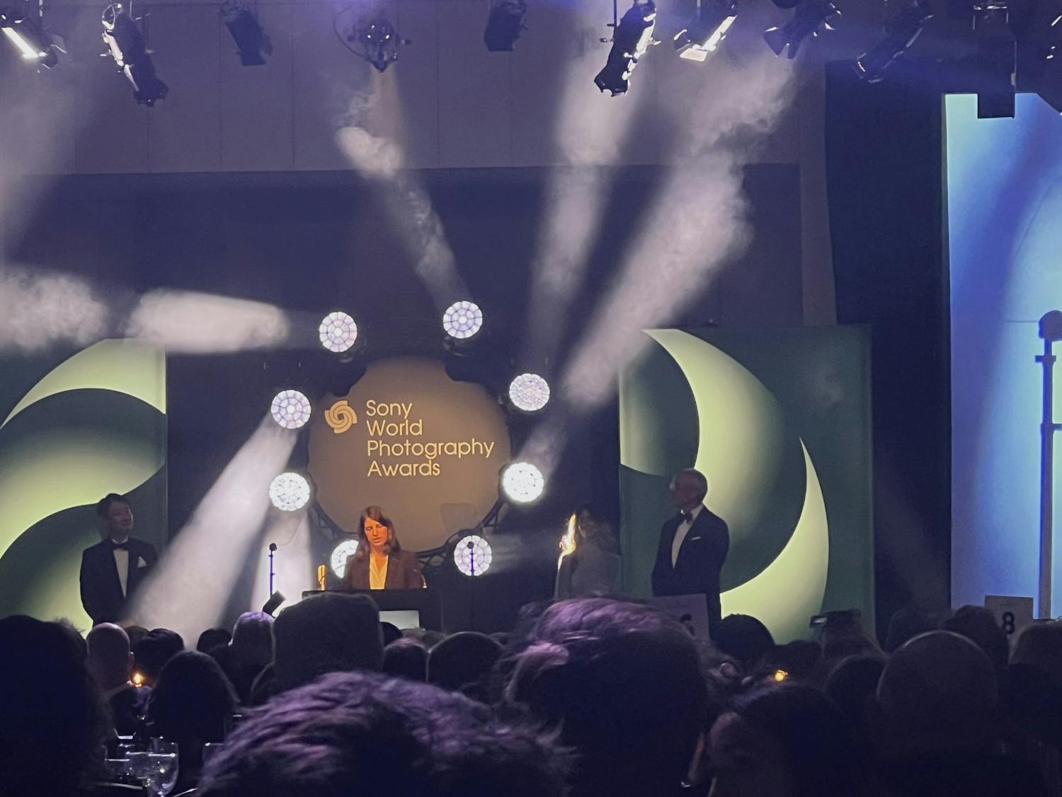 På podiet Prisutdelning